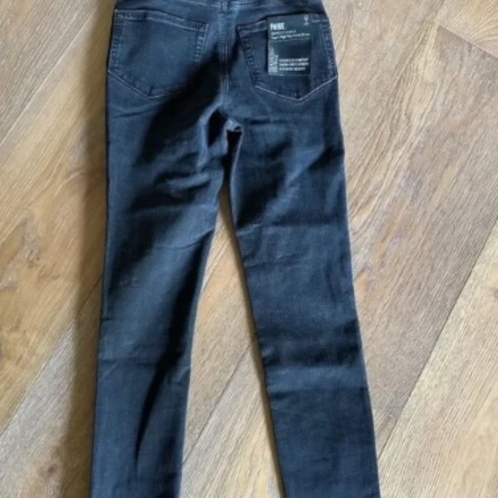 PAIGE Margot Super High Rise Skinny Jeans Midnight Star Size 24 NEW - Picture 2 of 10